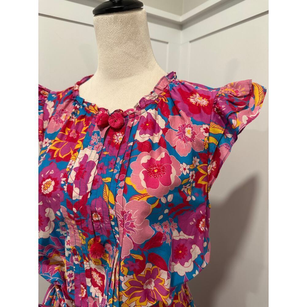 Figue Pippa Floral Tiered Ruffle Dress Size XL - Picture 5 of 13
